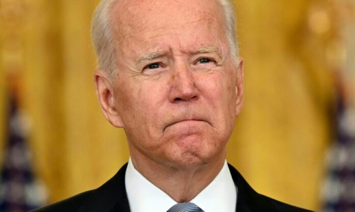 Concerned Joe Biden